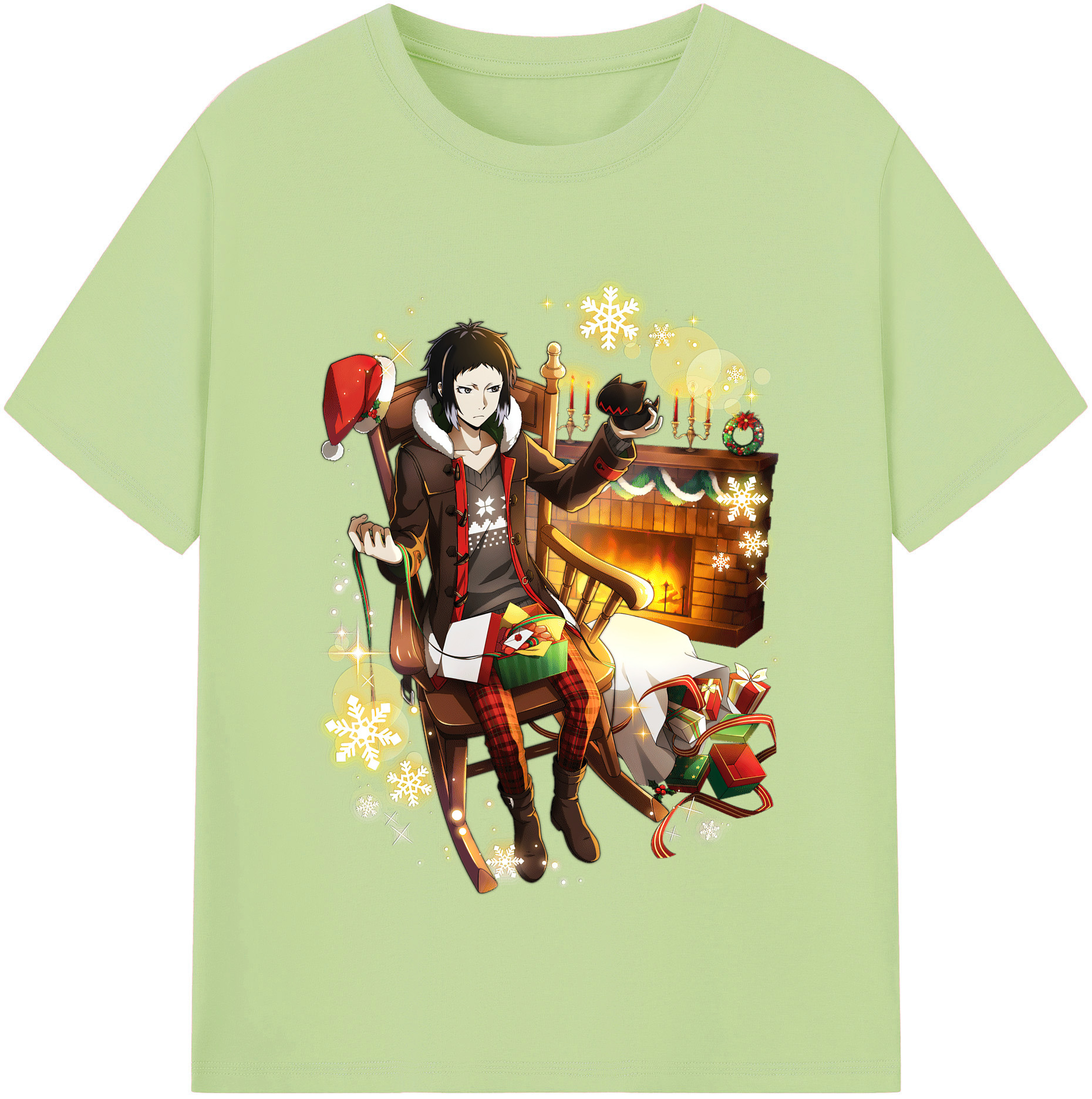 （画像用） 文豪ストレイドッグス Bungo Stray Dogs 綿100％半袖Tシャツ（フロントプリント）